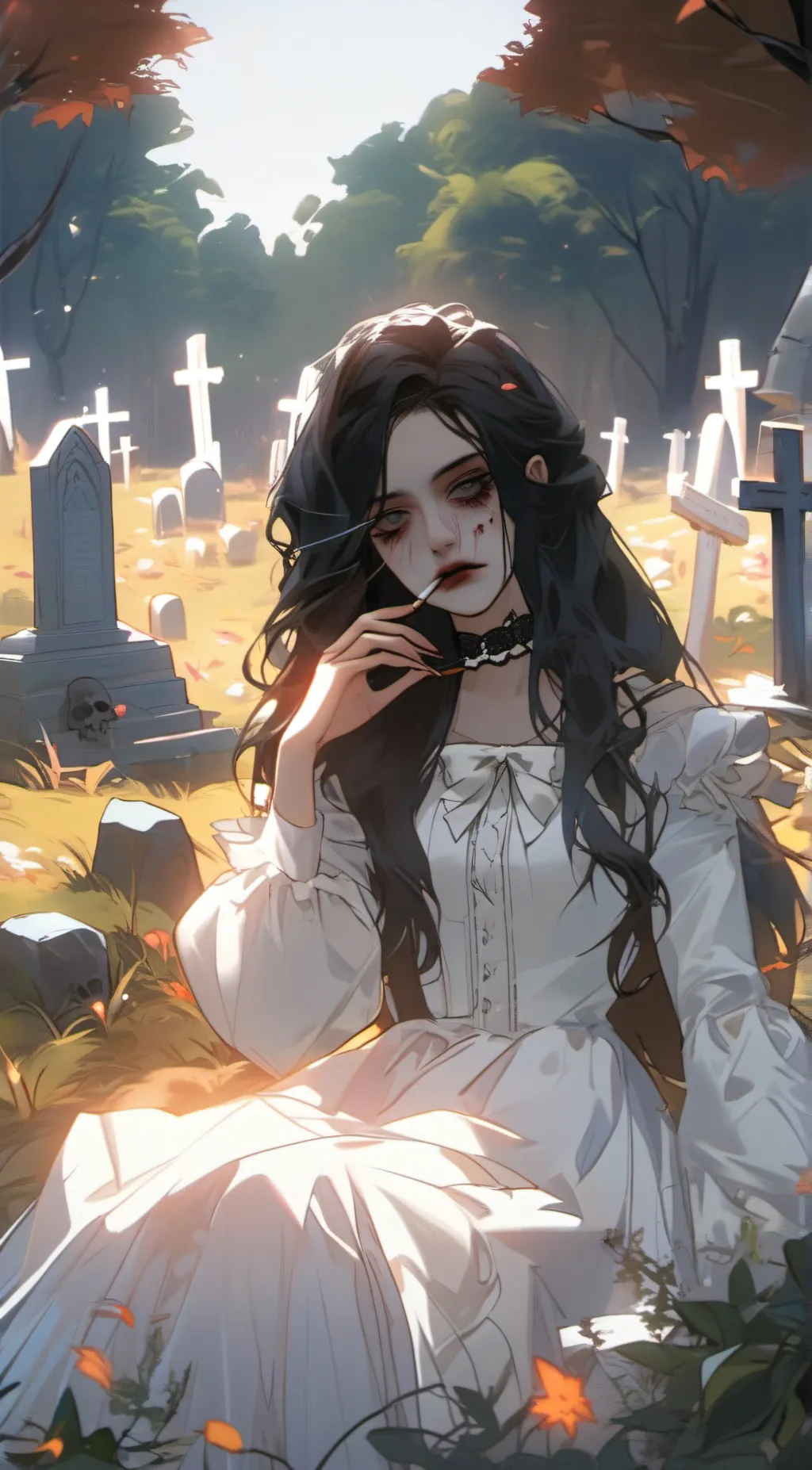 ai character: Alora ( Zombie ) background