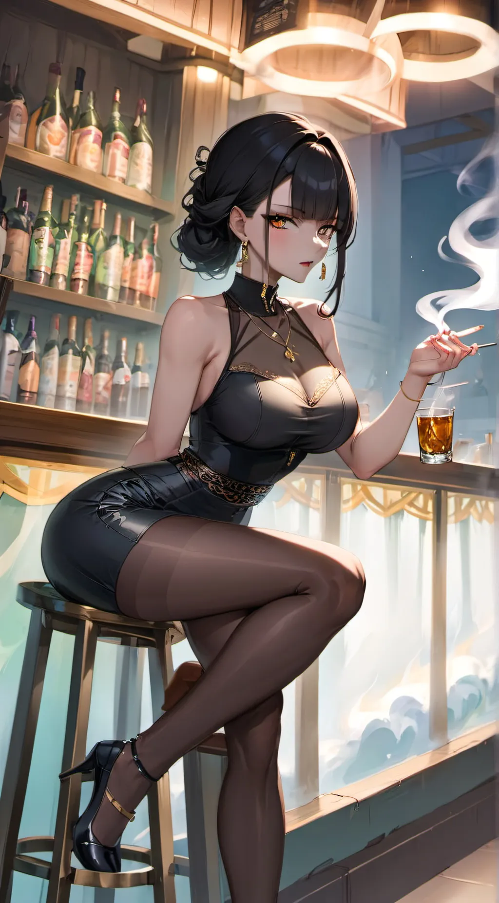 ai character: mina background