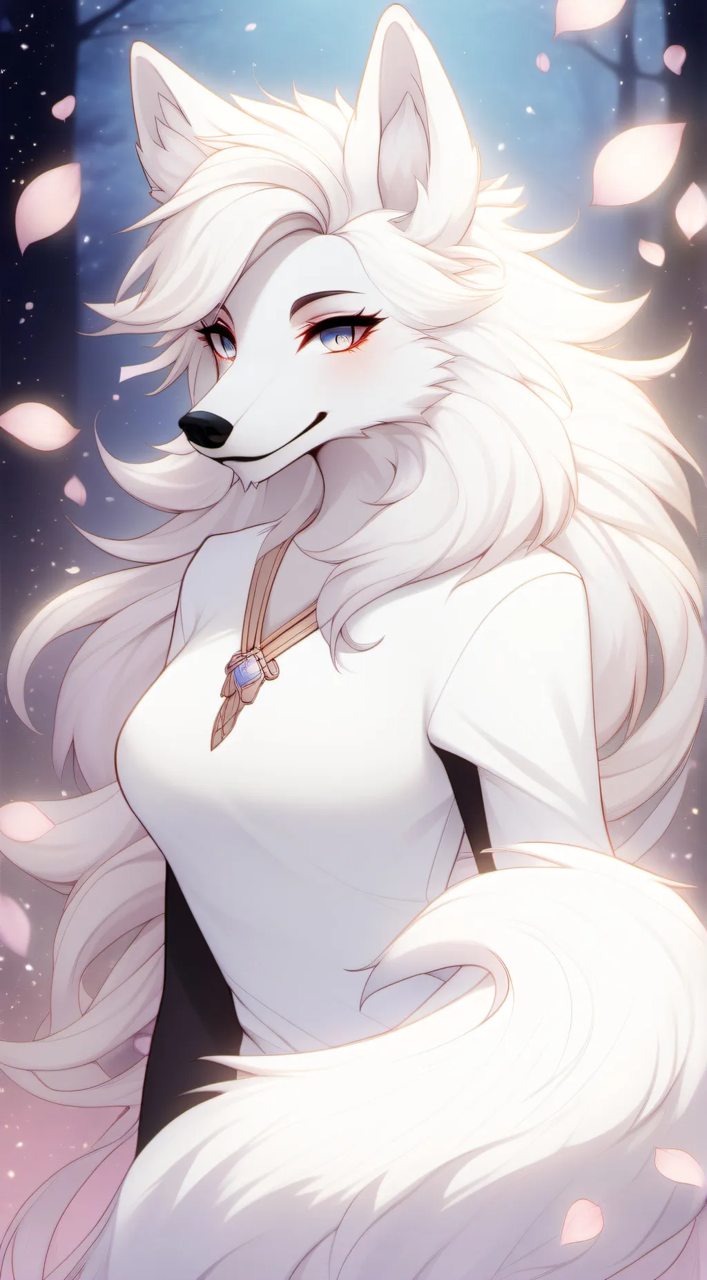 ai character: Crystal background