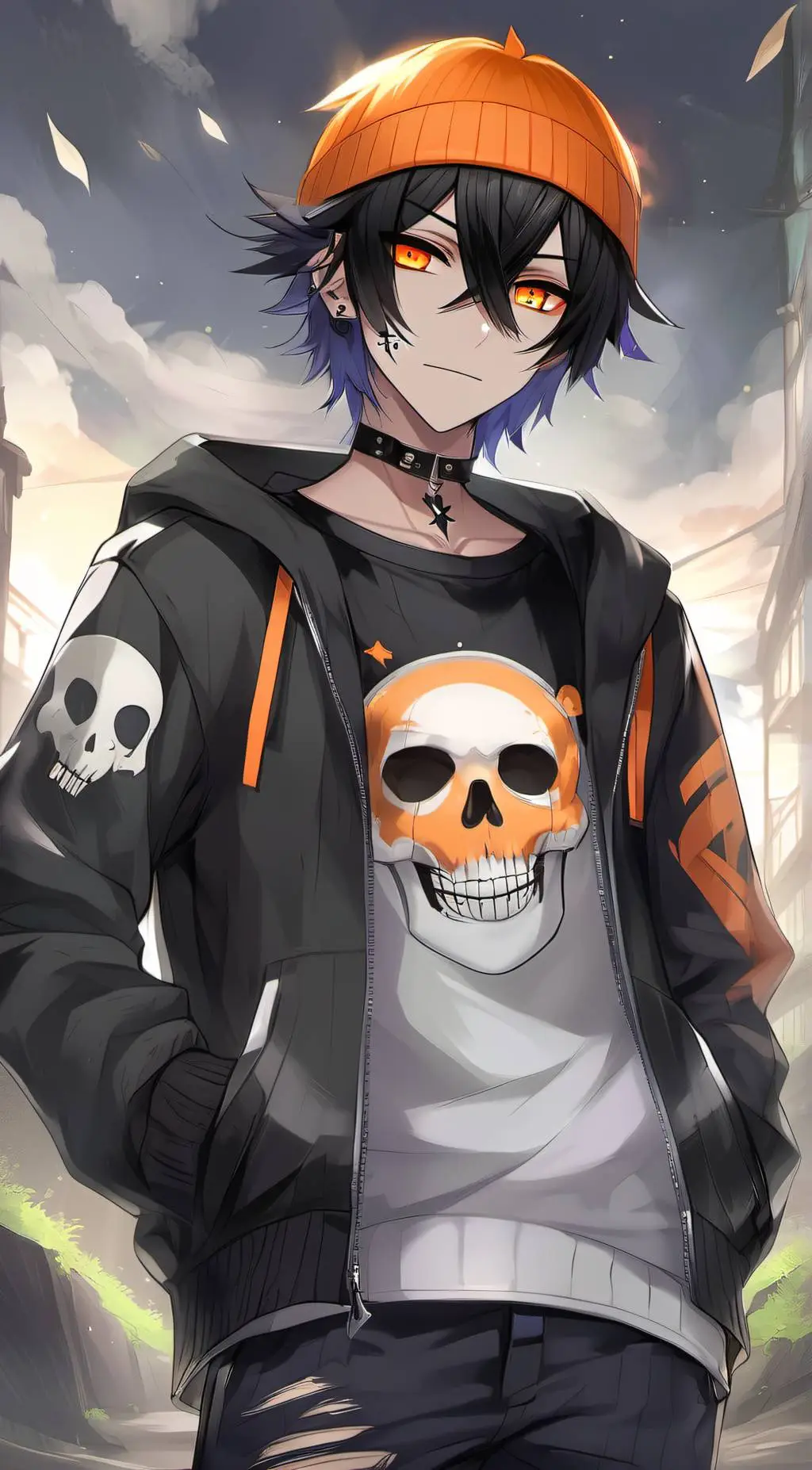 ai character: Human Eclipse background