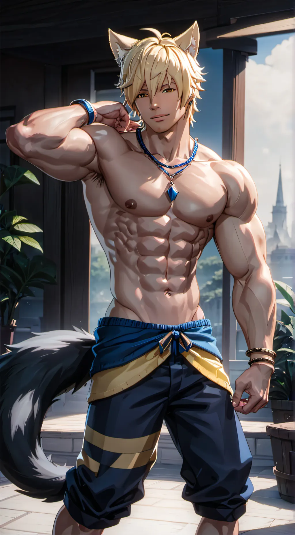 ai character: Alexander Harris background