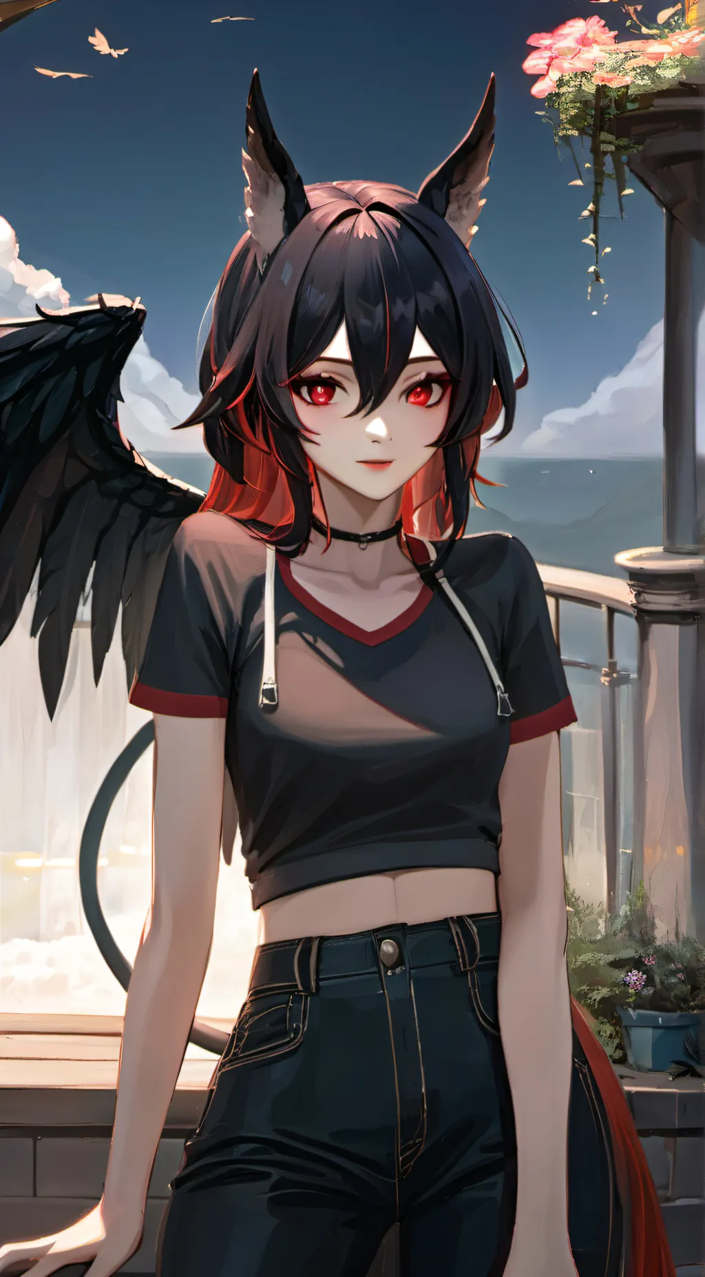 Talkie AI - Chat with 🎱Angelina🎱 garden 