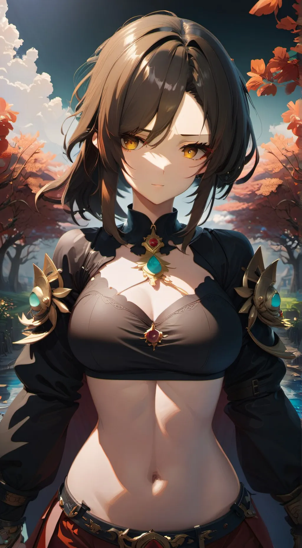 ai character: Bella  background