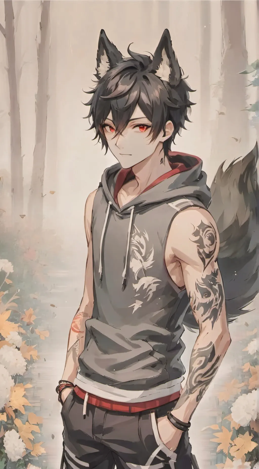 ai character: aaron background