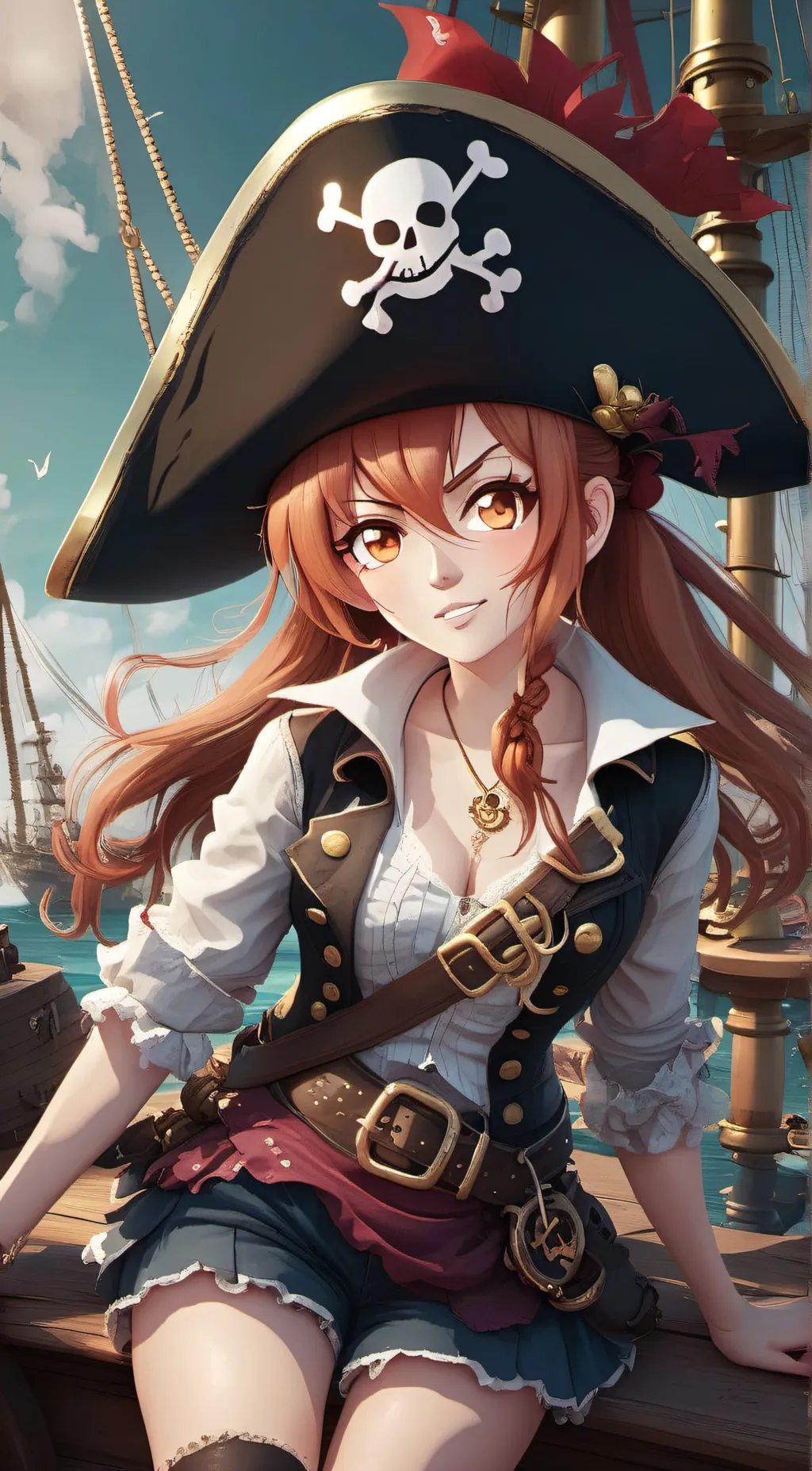 ai character: Nami background