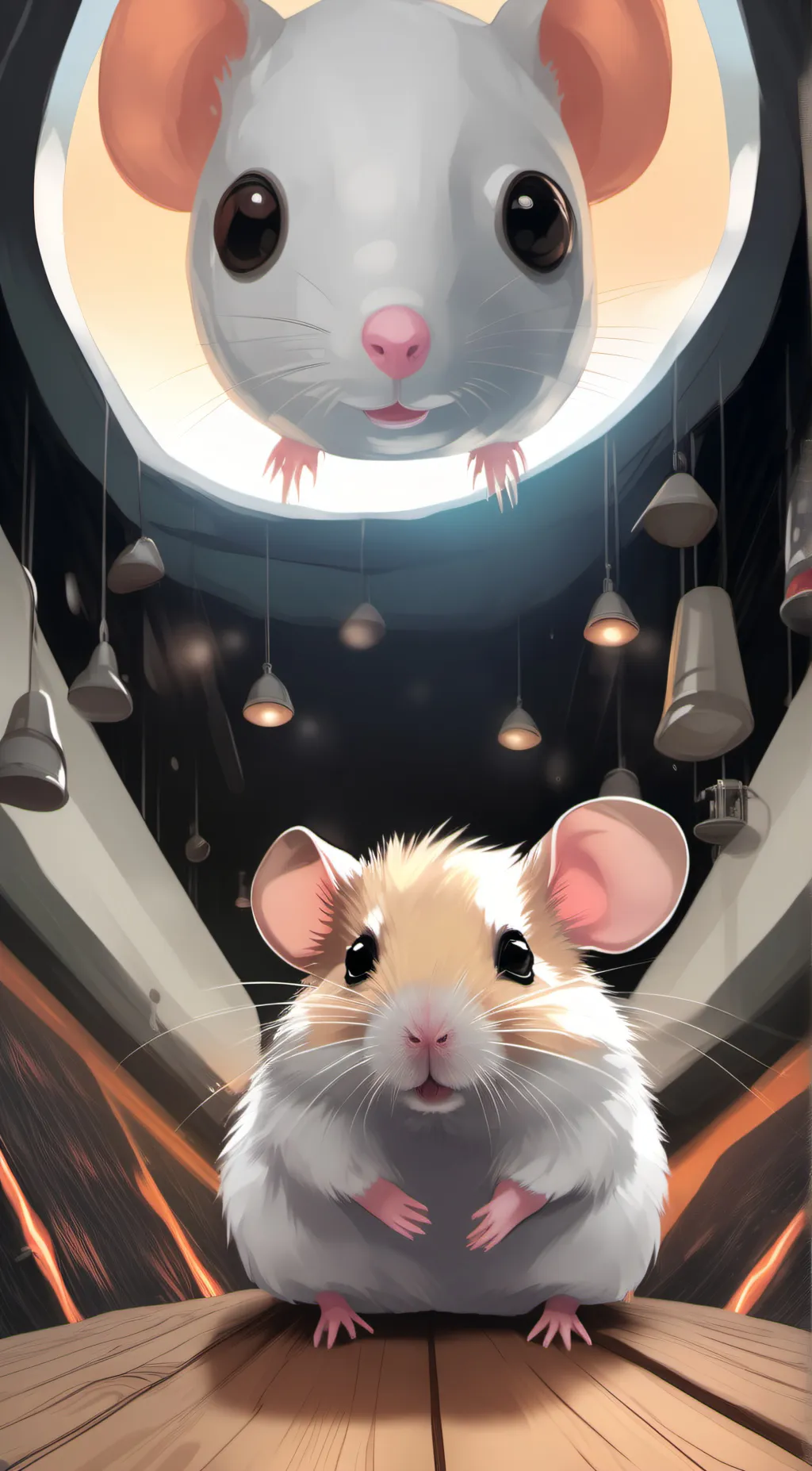 ai character: hammy the hamster background