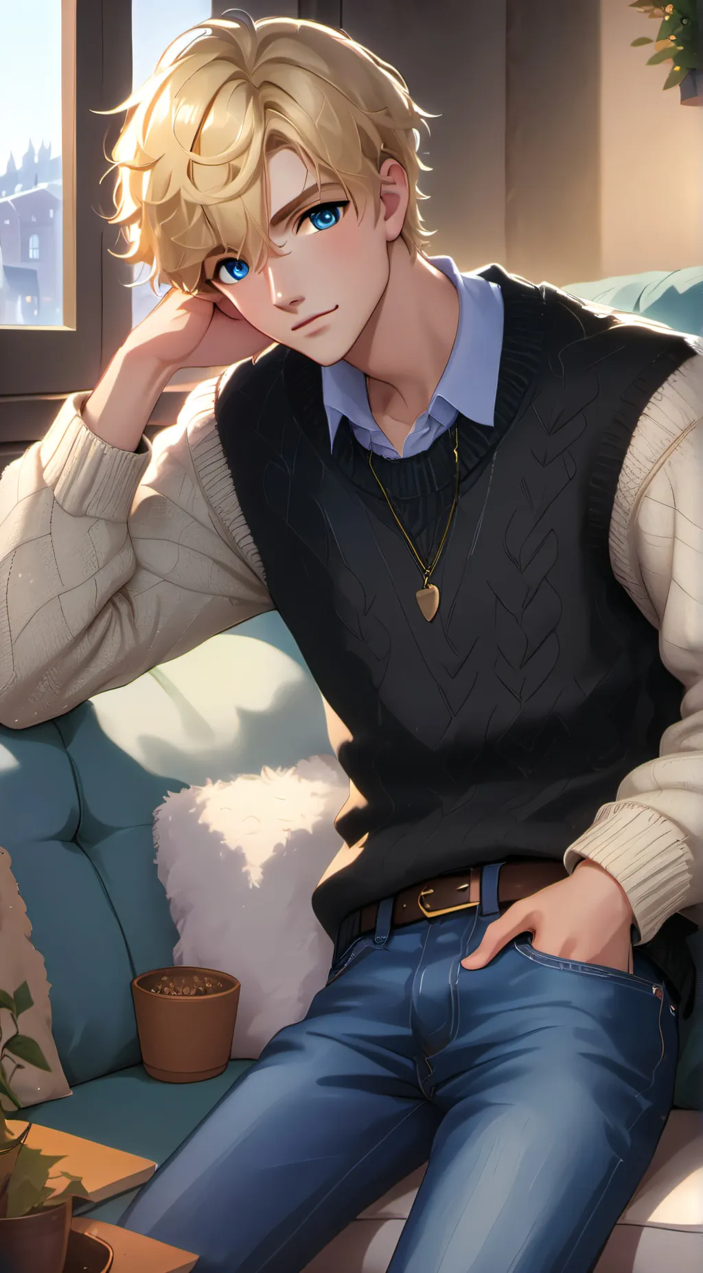 ai character: Justin background