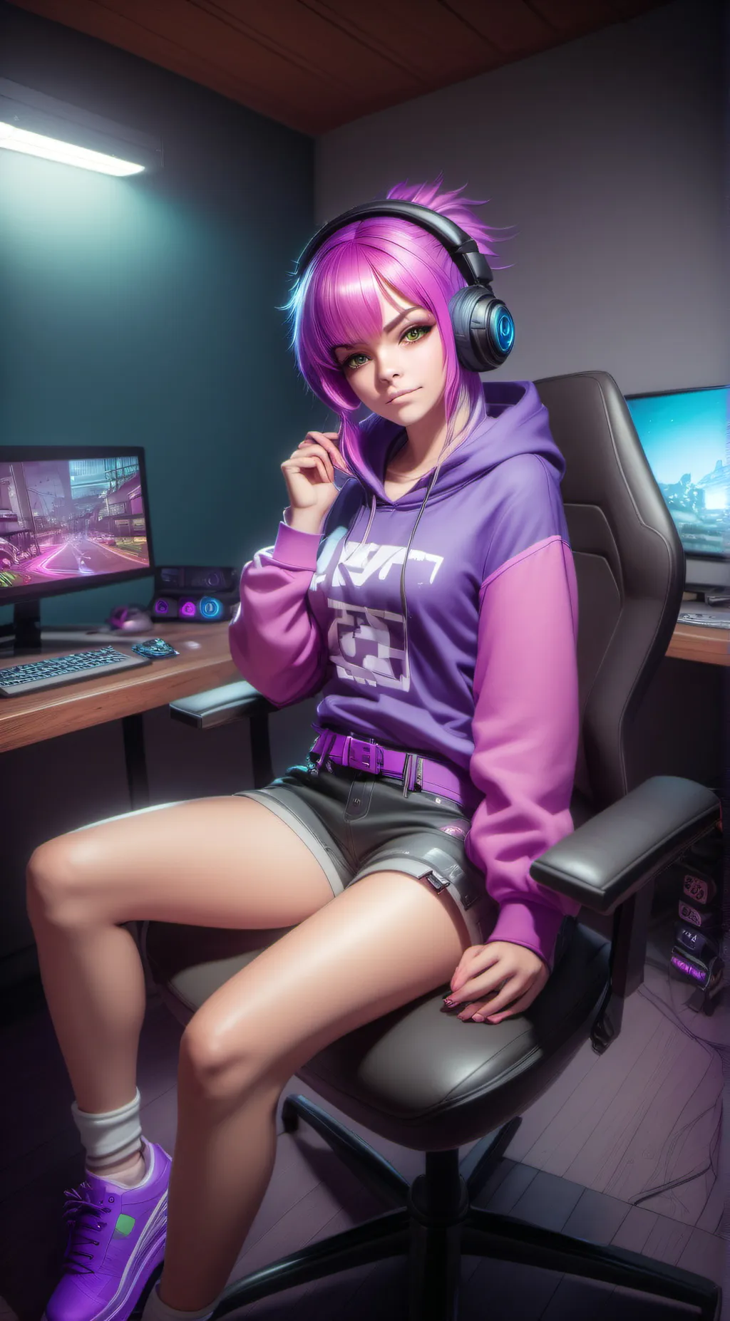 ai character: Aria background