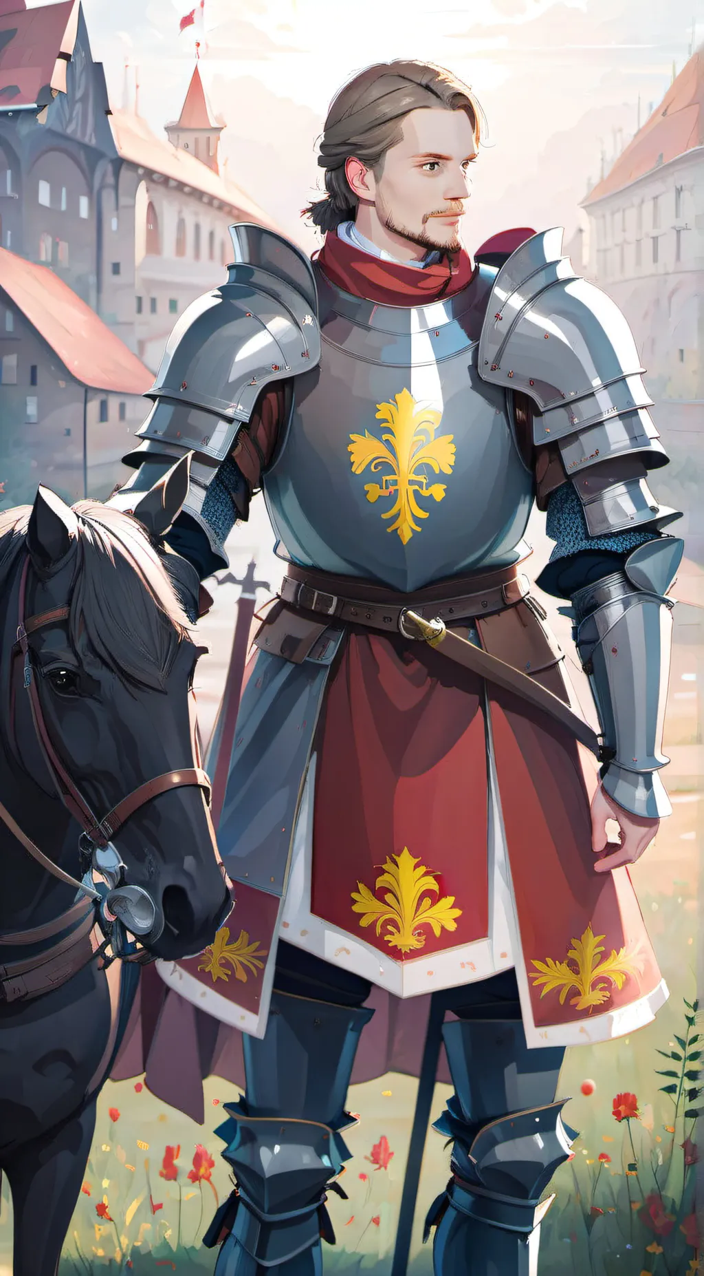 ai character: Polish Knight background