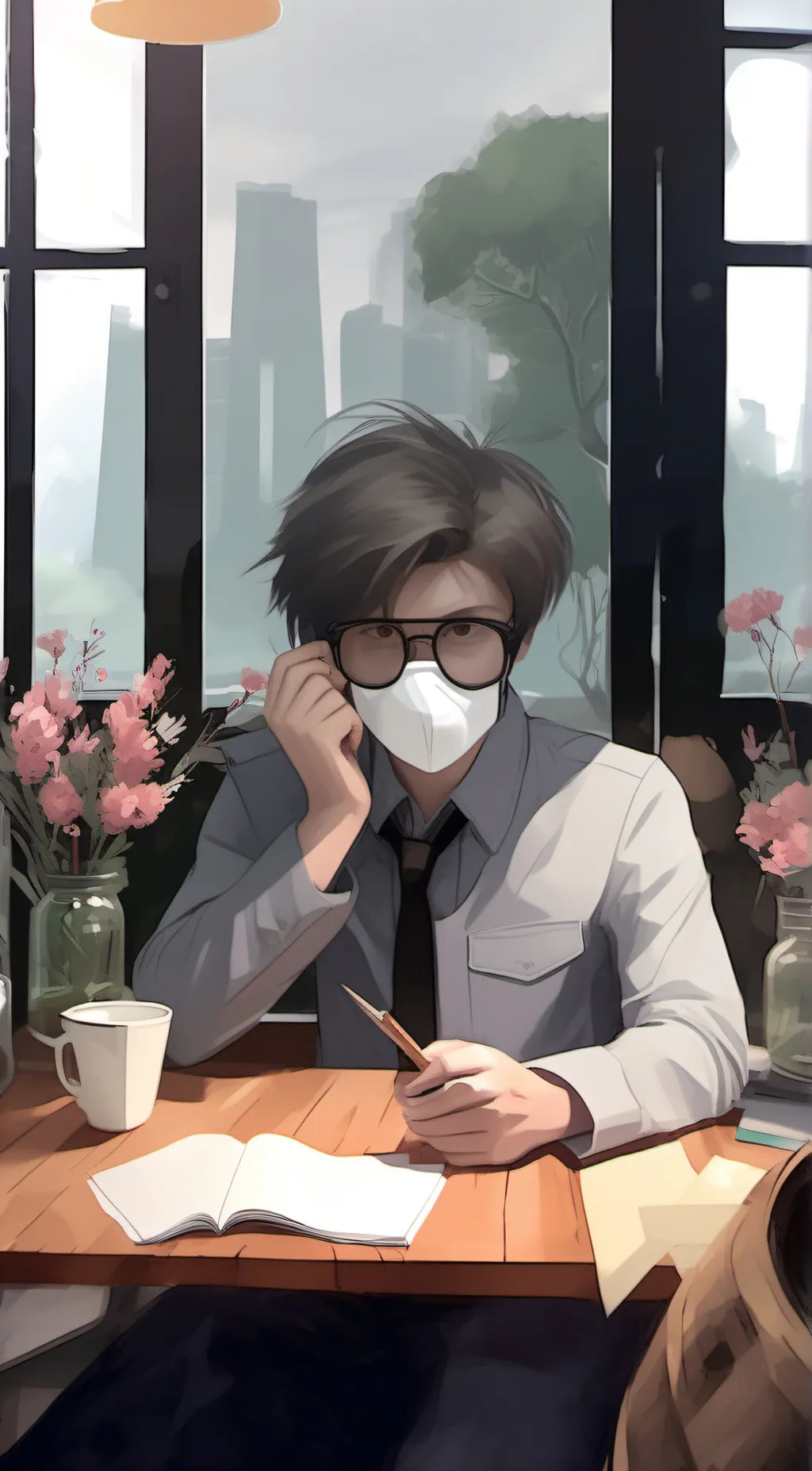 ai character: Artie background