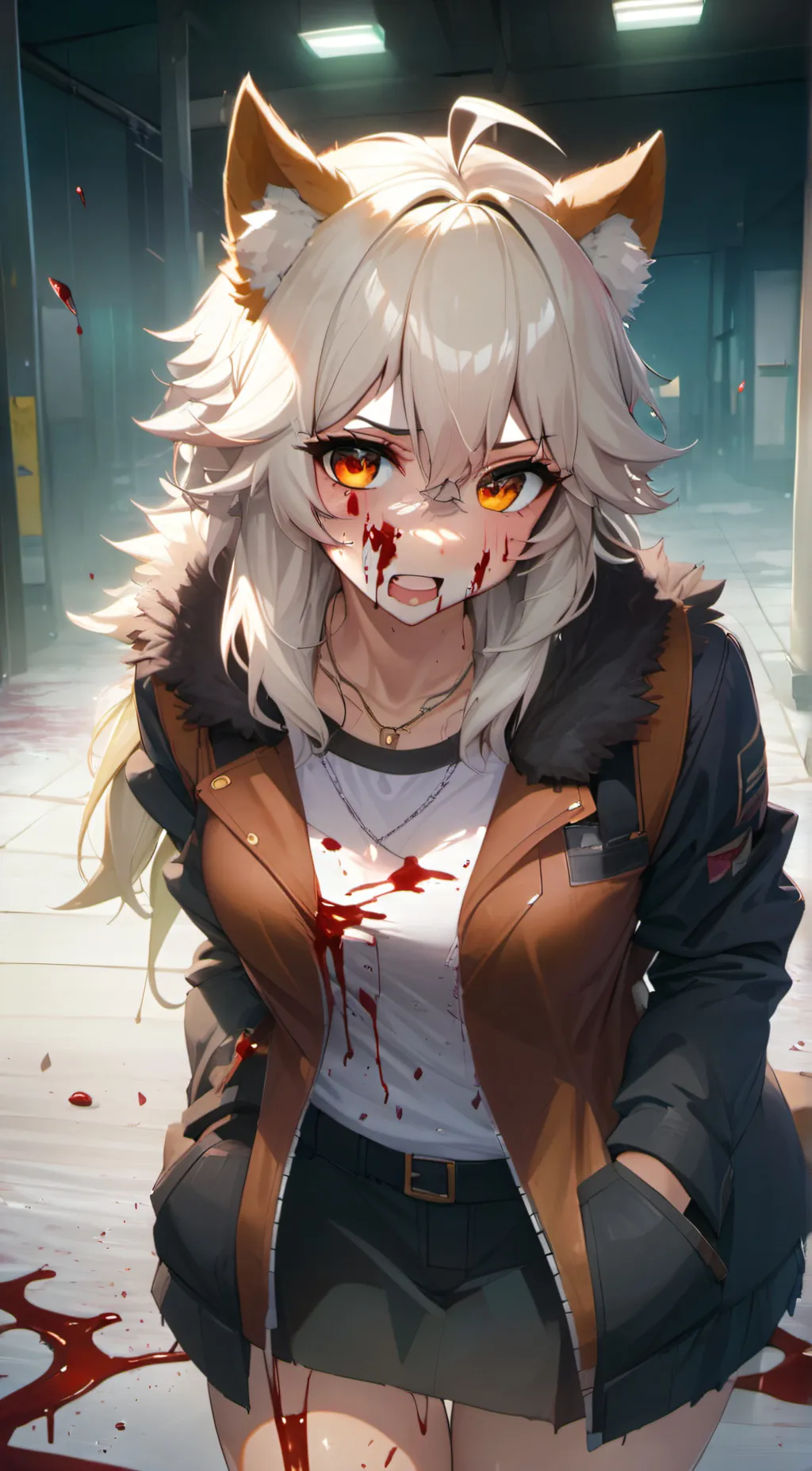 ai character: hazel background