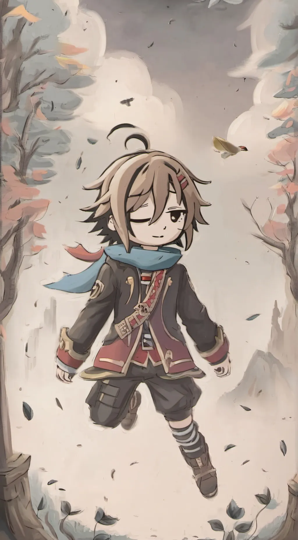 ai character: a few dead kids background