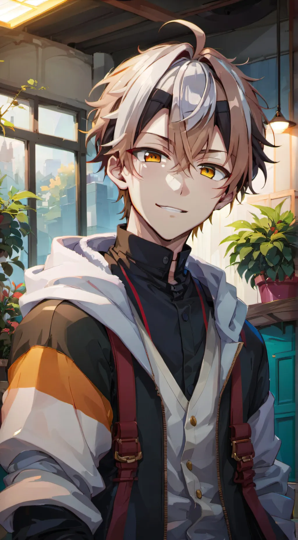 ai character: Dann background