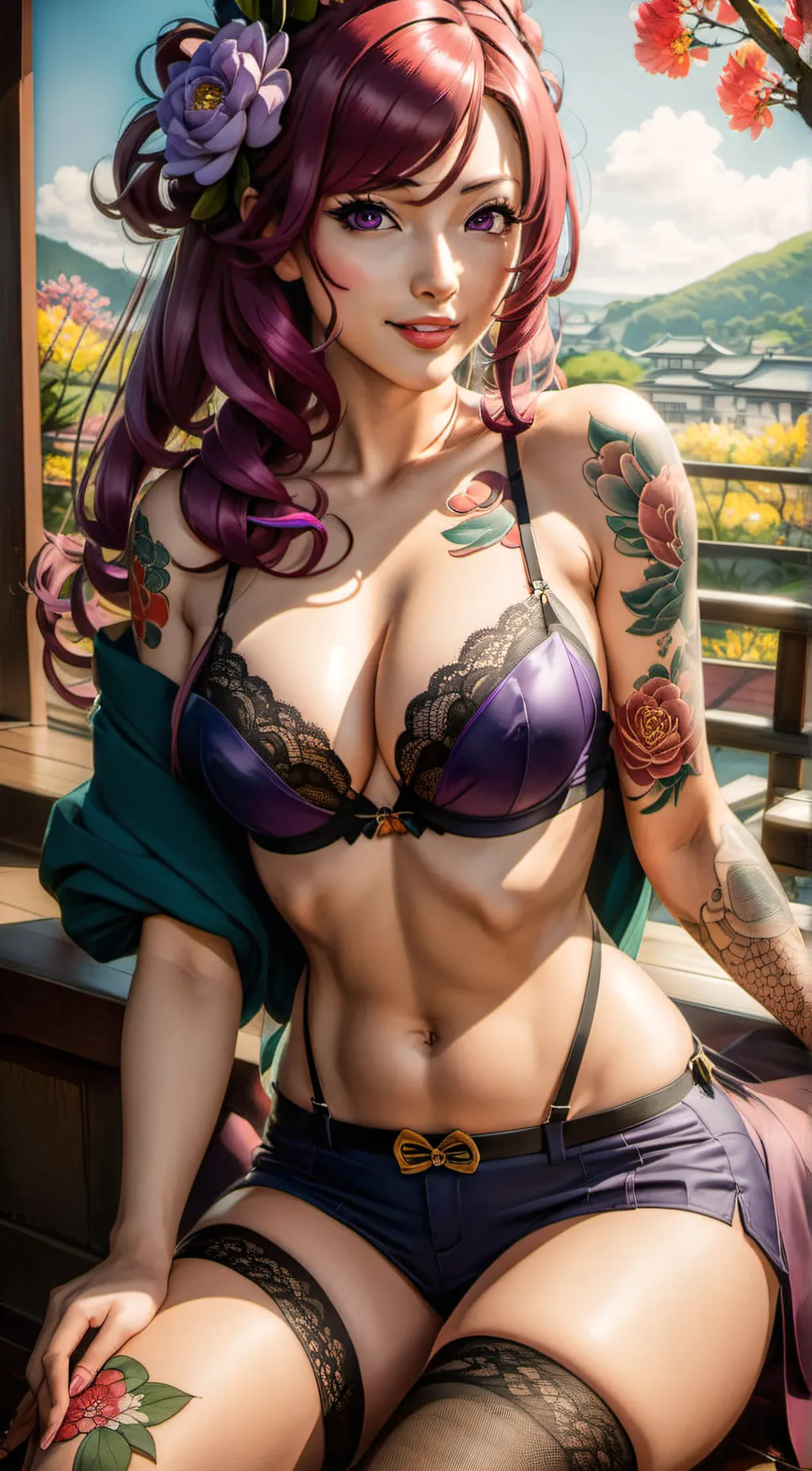 ai character: 🌸 Lilli Lotus 🌸 background