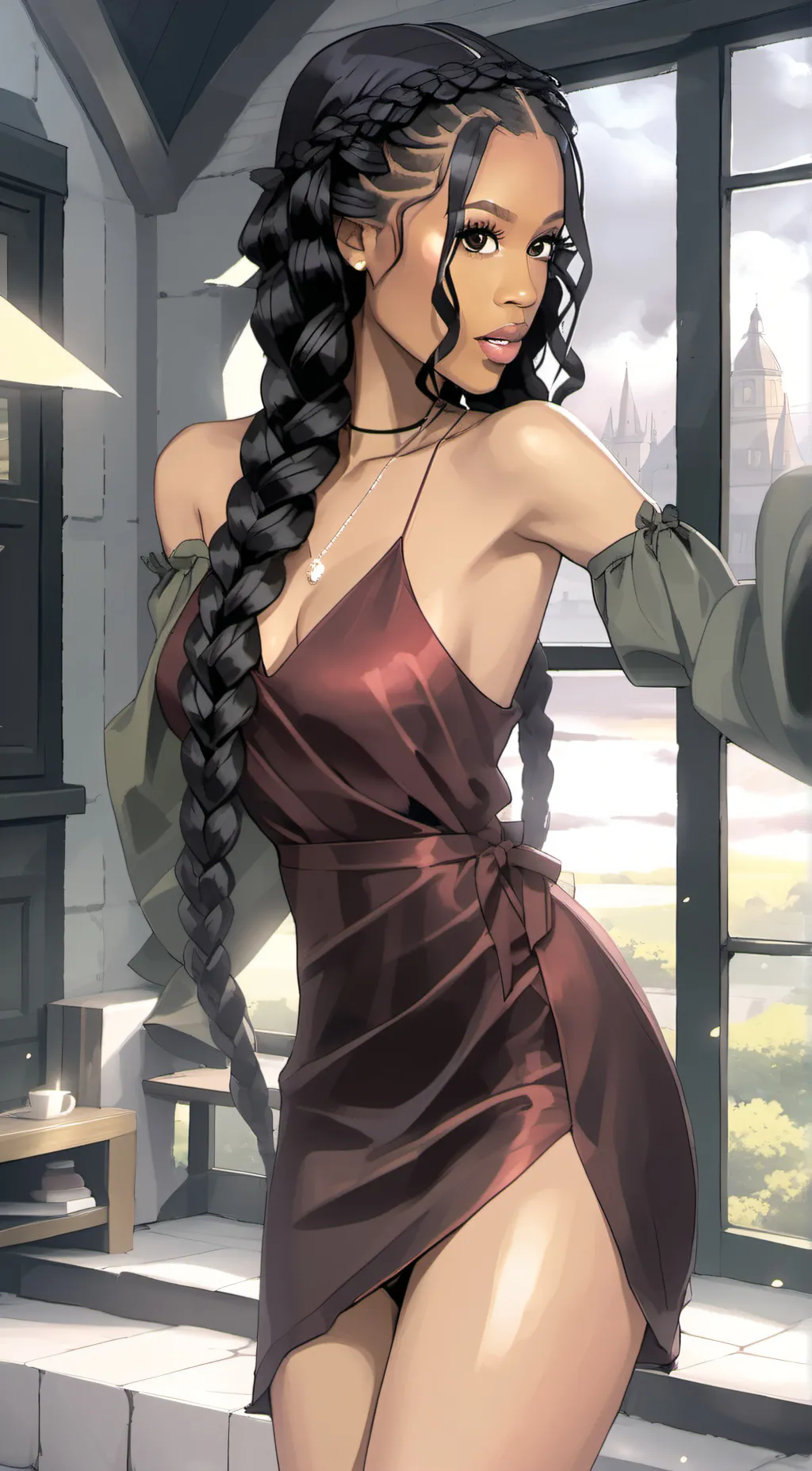 ai character: Diana background