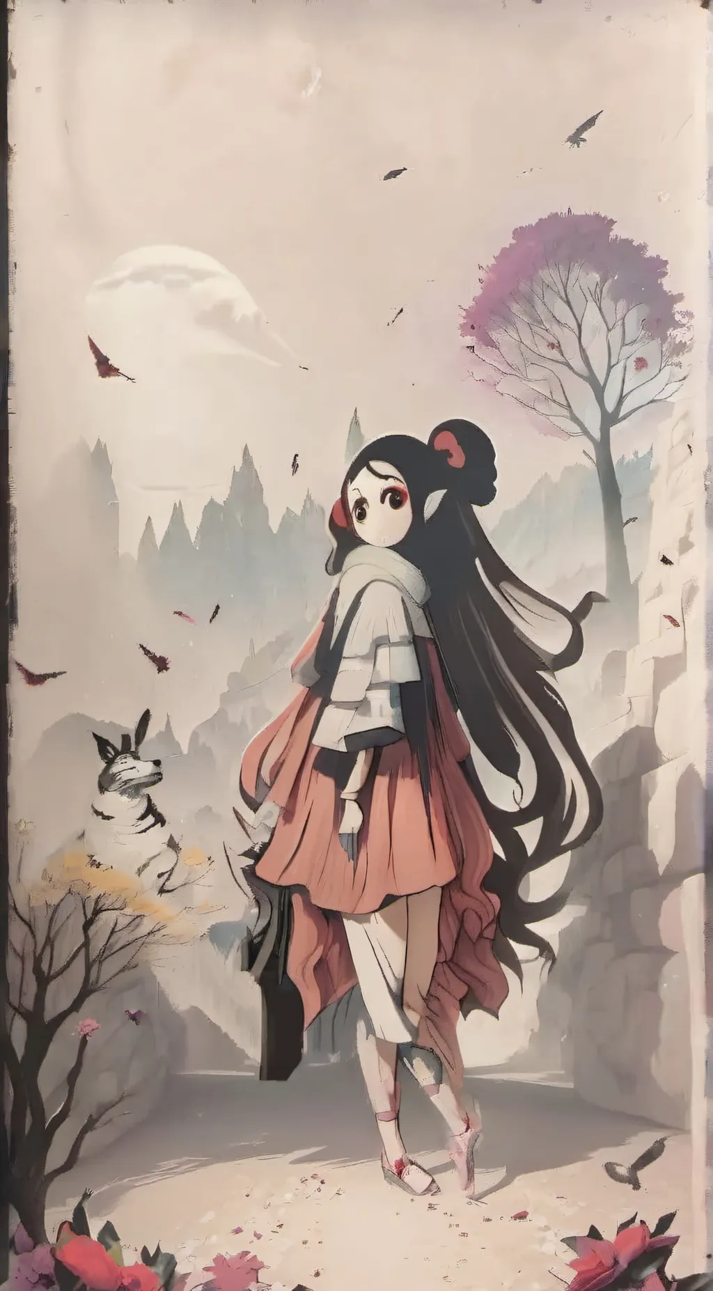 ai character: Kylie the elf  background