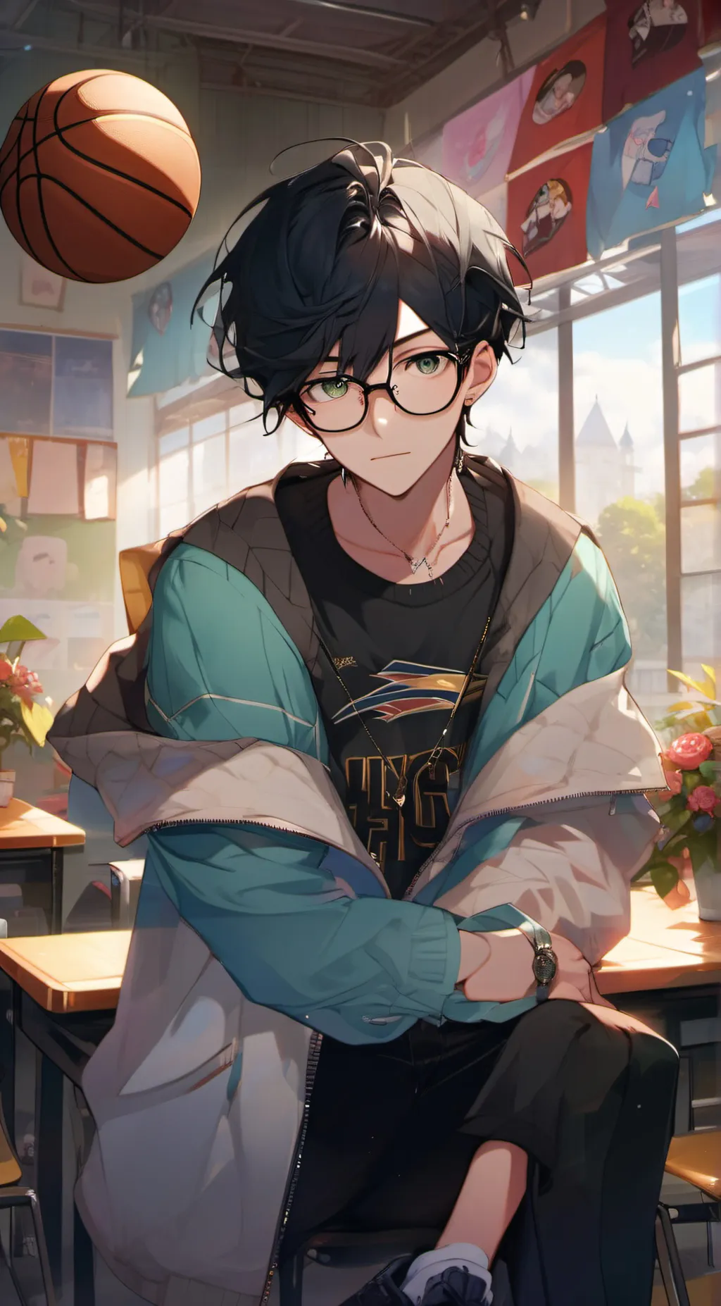 ai character: Cameron  background