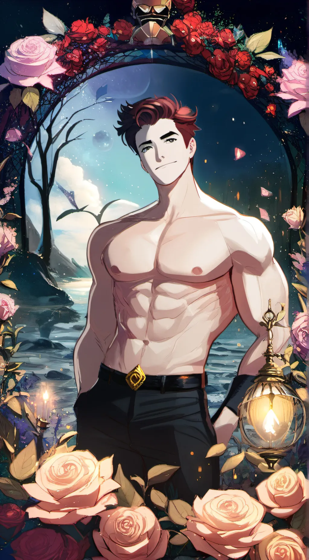 ai character: evil jack rose  background