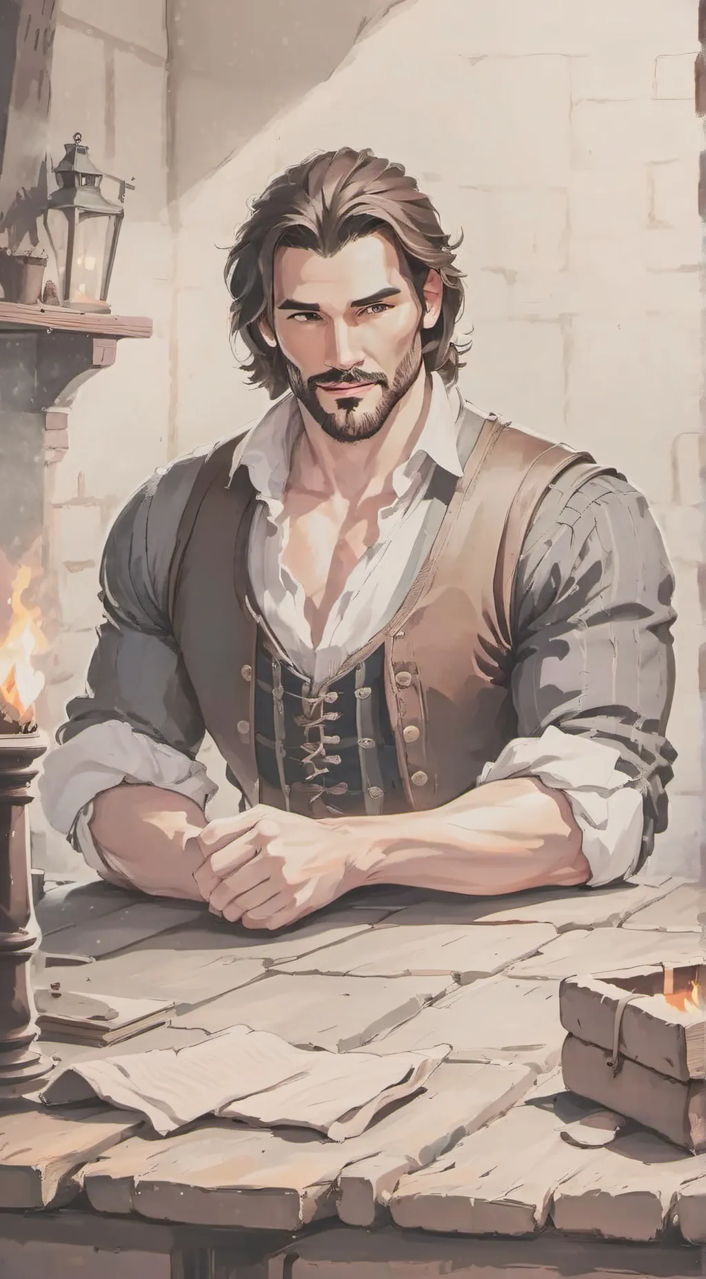 ai character: James Wells background