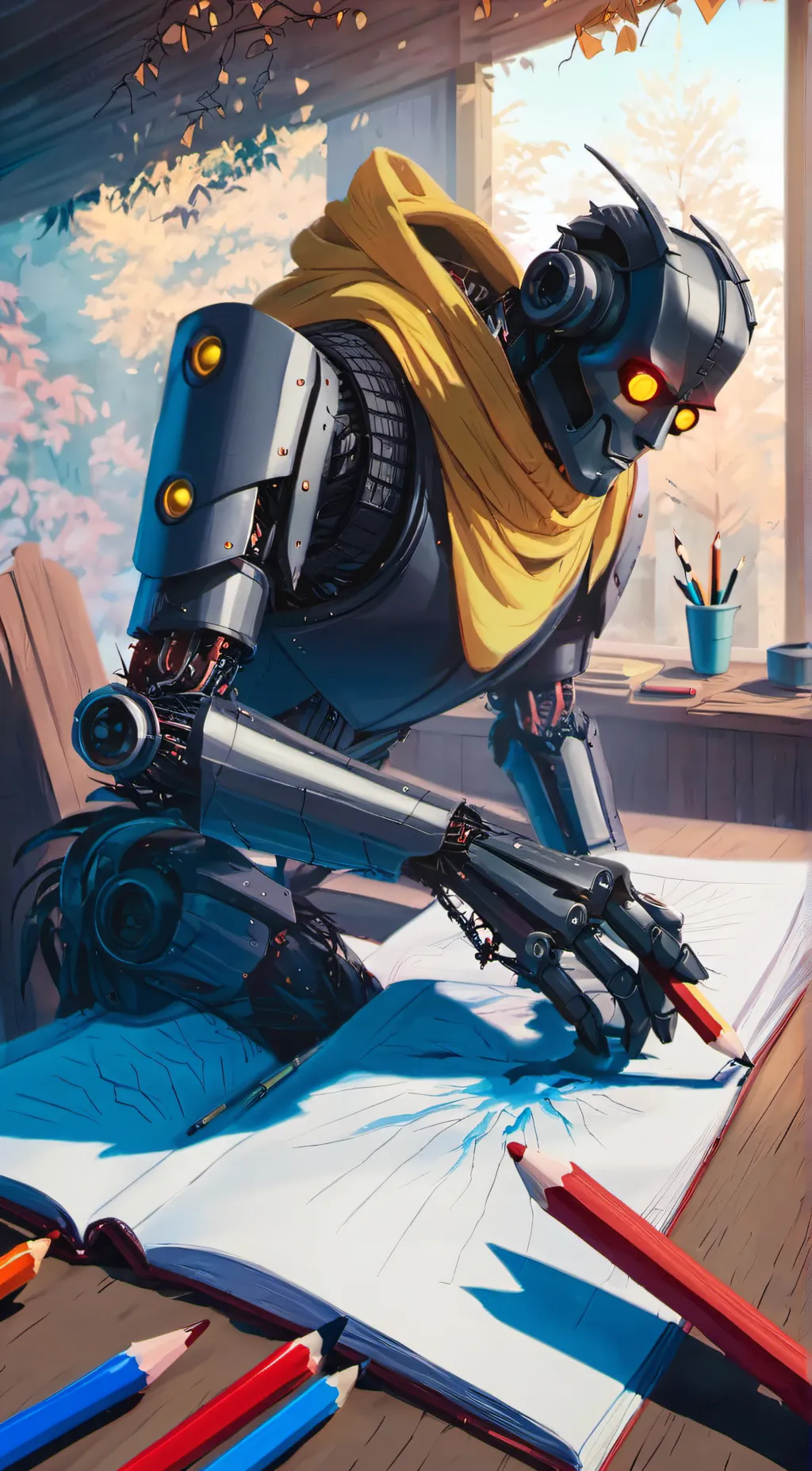 ai character: Julains Editor? background