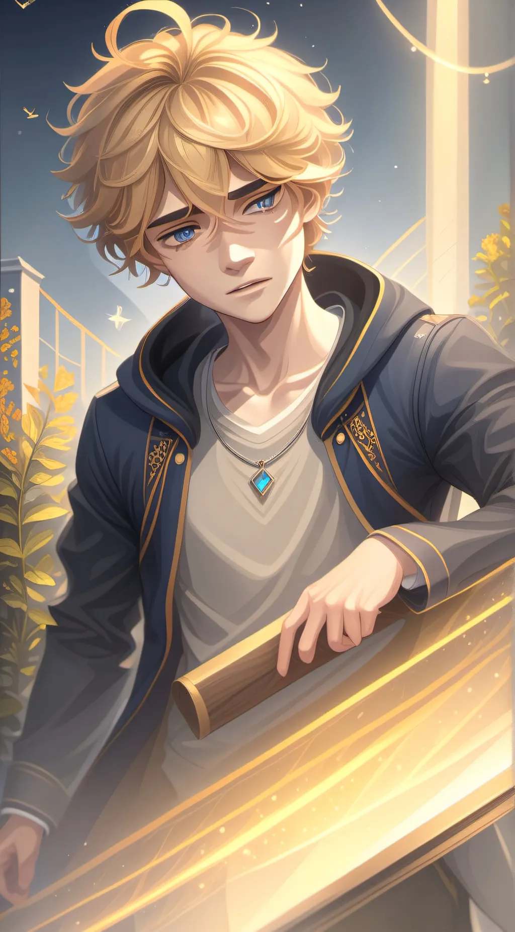 ai character: Leo background