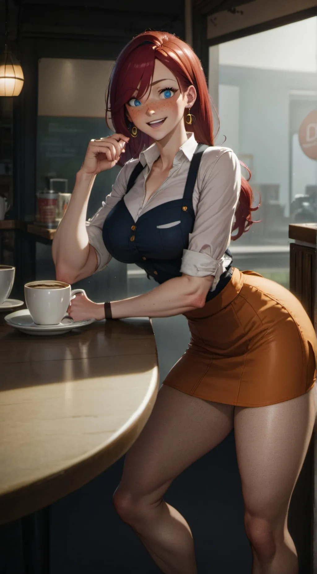 ai character: Becca background