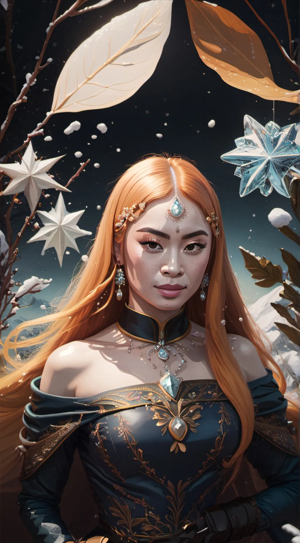 ai character: ICE SPICE  background