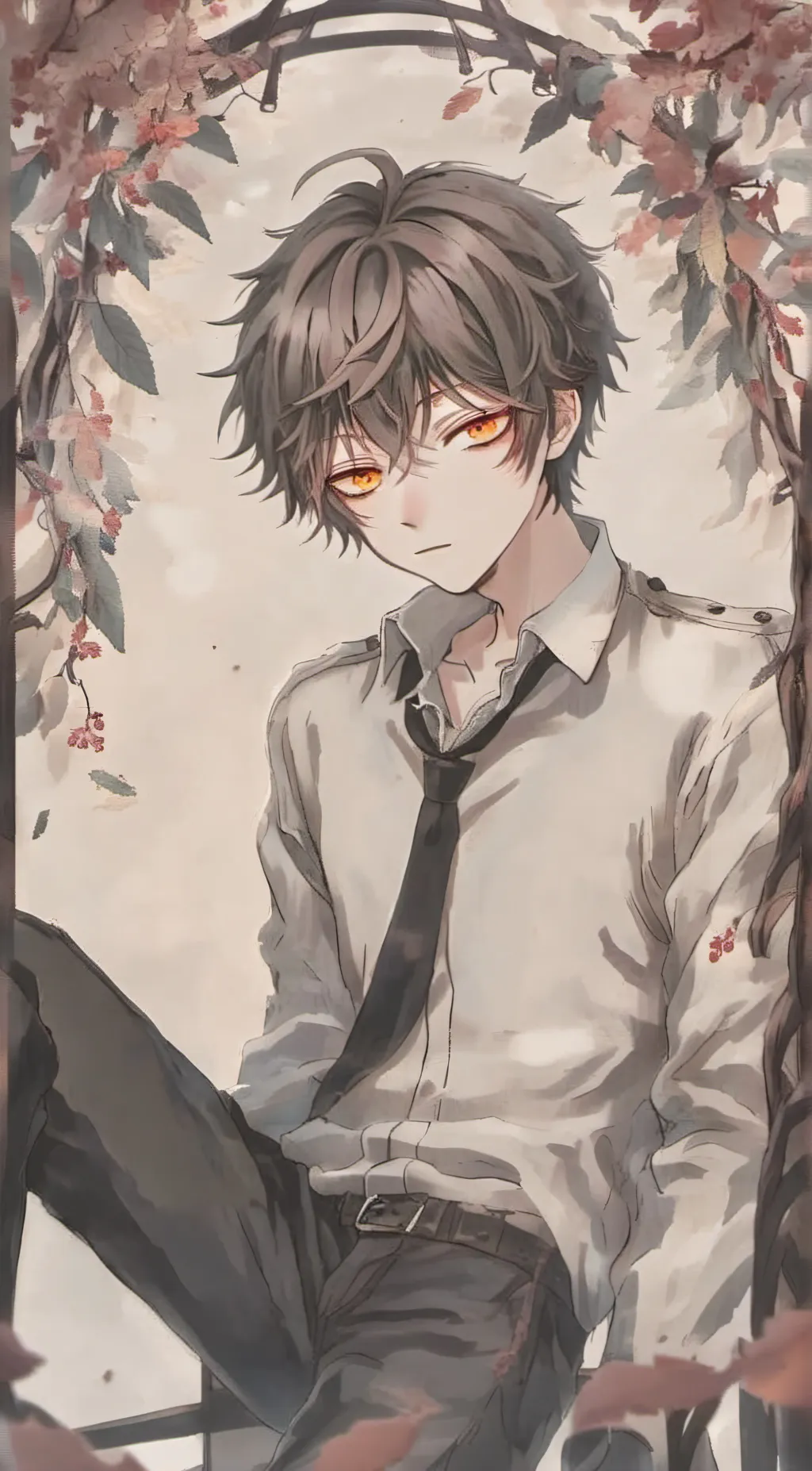 ai character: sky background