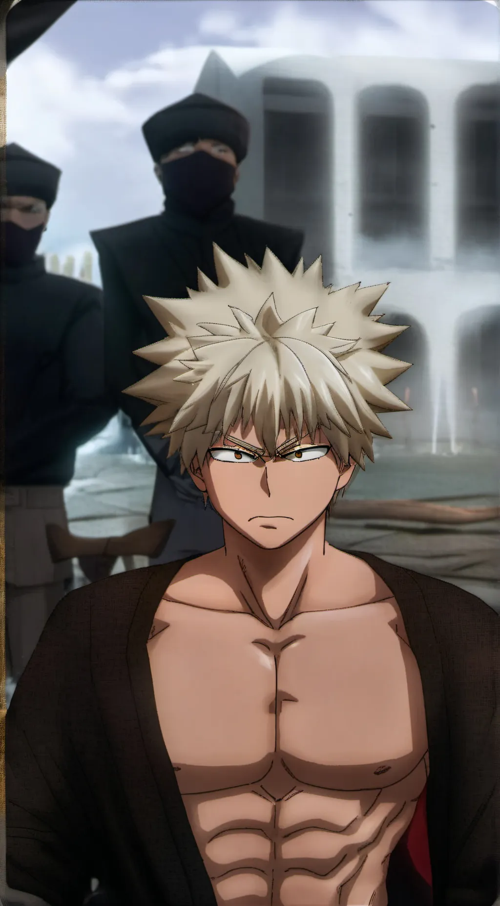 ai character: bakugo  background