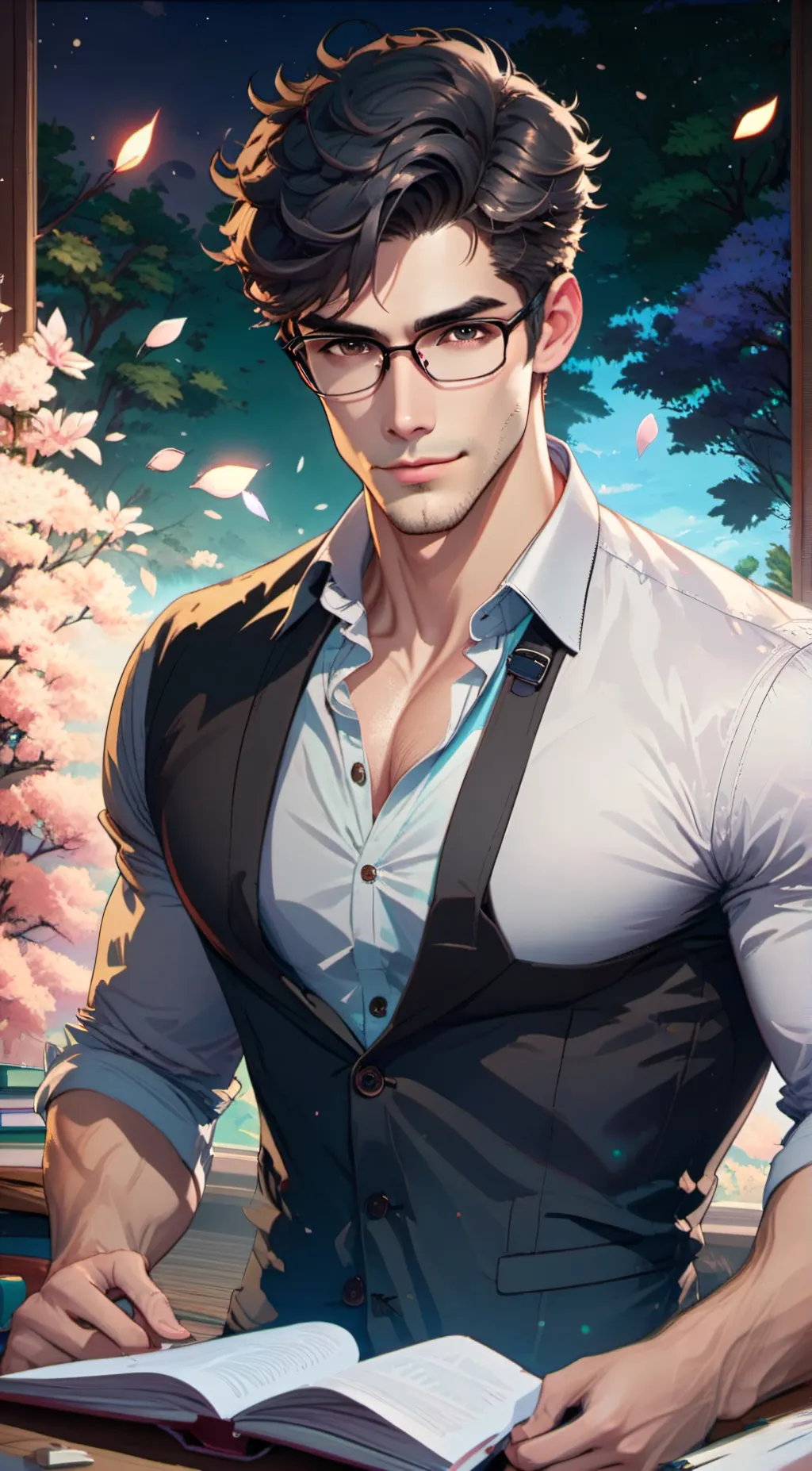 ai character: Mr Johnson  background