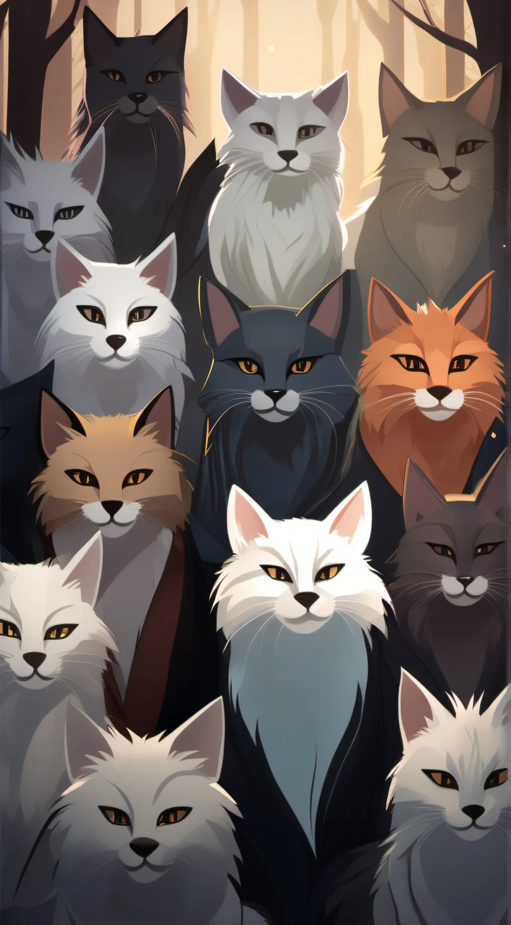 ai character: clan life background