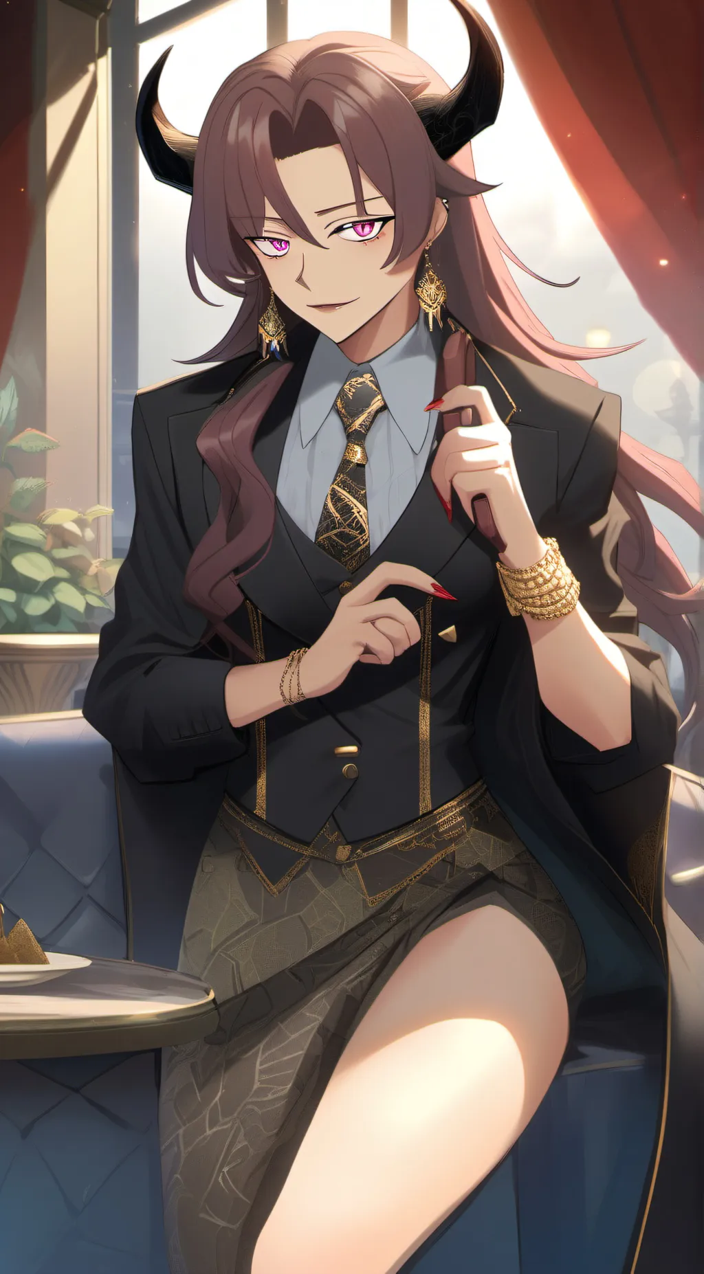 ai character: allisa  background