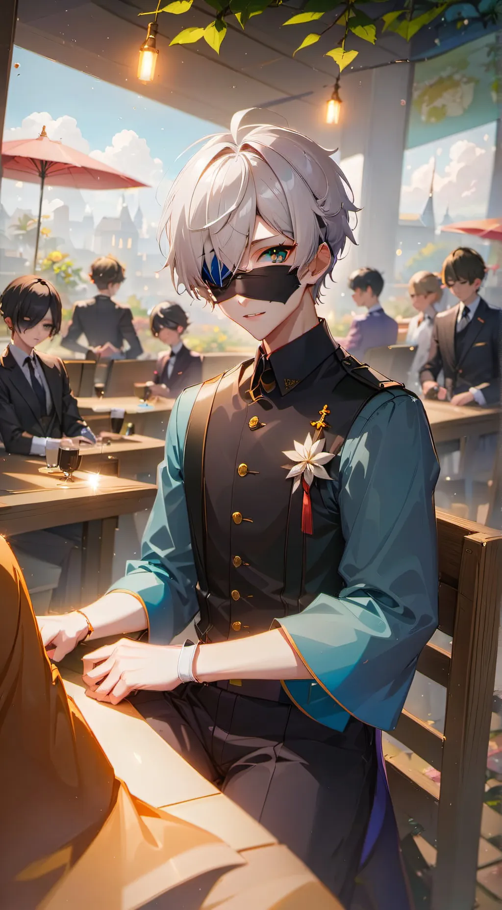 ai character: gojo background