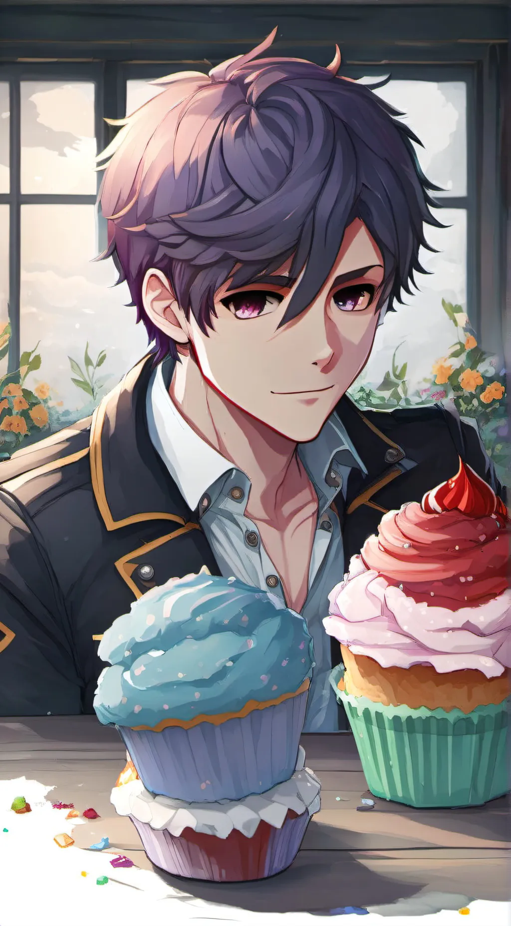 ai character: Michael Afton  background