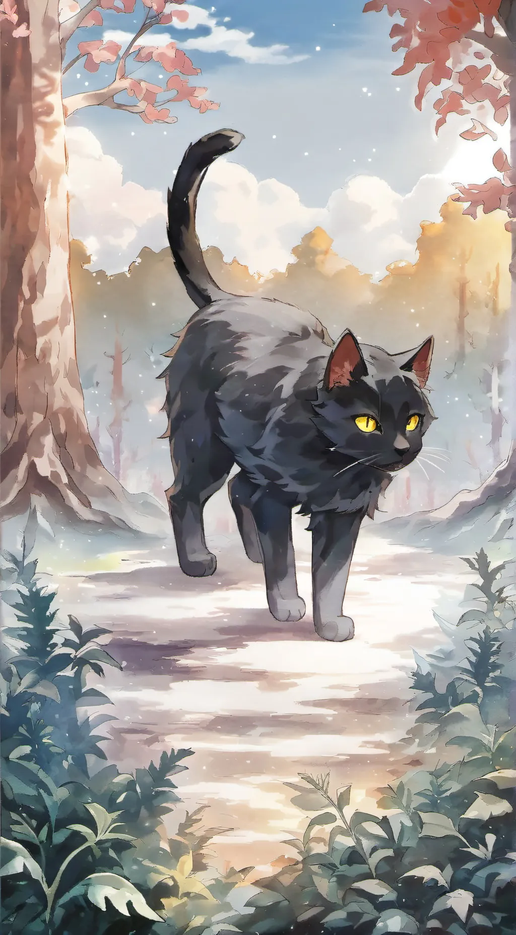 ai character: Shadowberry  background