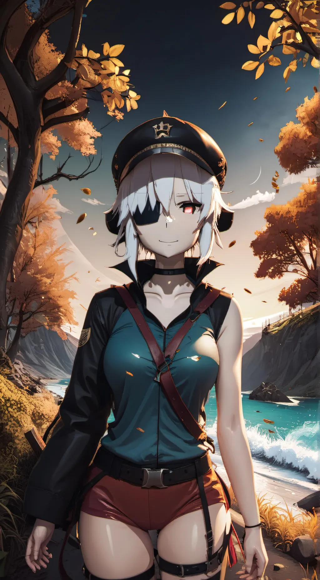 ai character: Lilly Sakura background