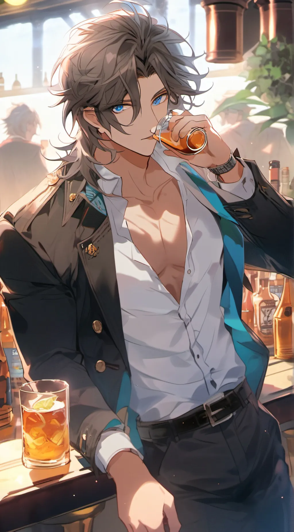 ai character: ♤Mark Sanders♤ background