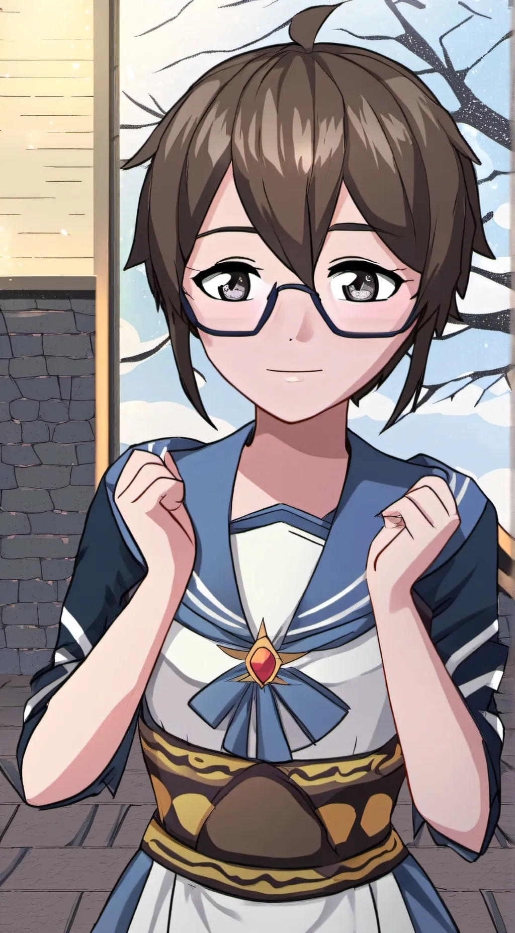 ai character: Your son kai  background