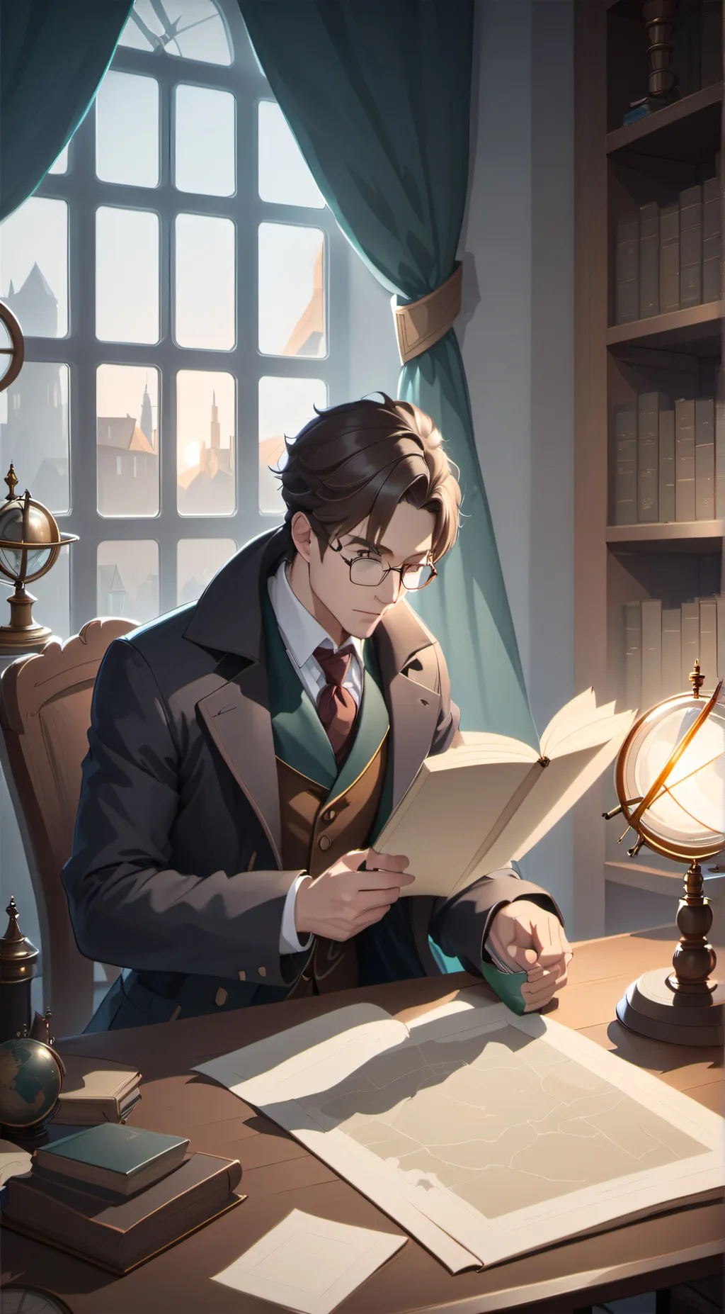 ai character: Leroy background