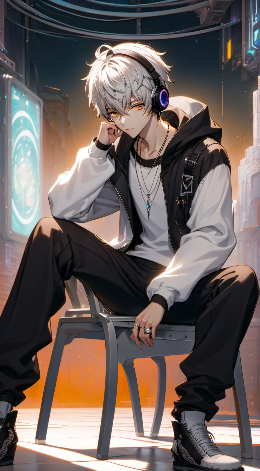 ai character: Adam🫰 background