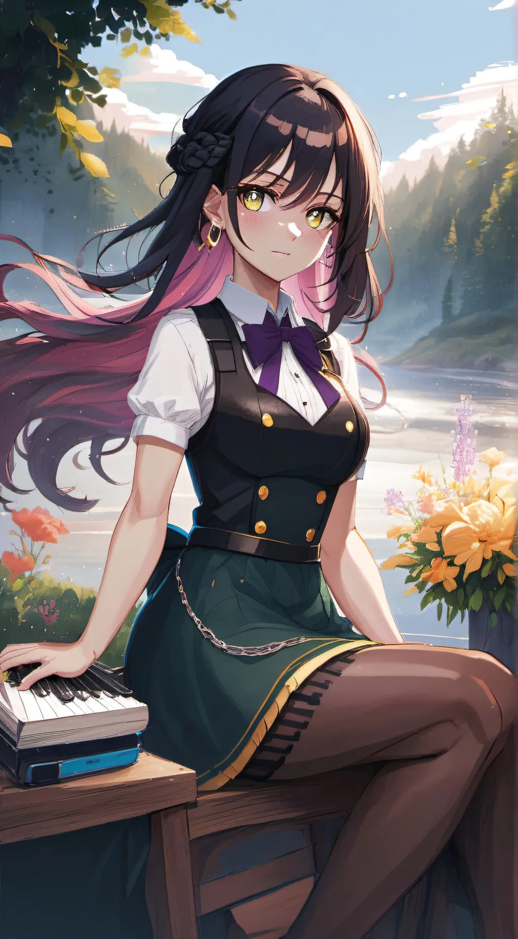 ai character: Hoshimi  background