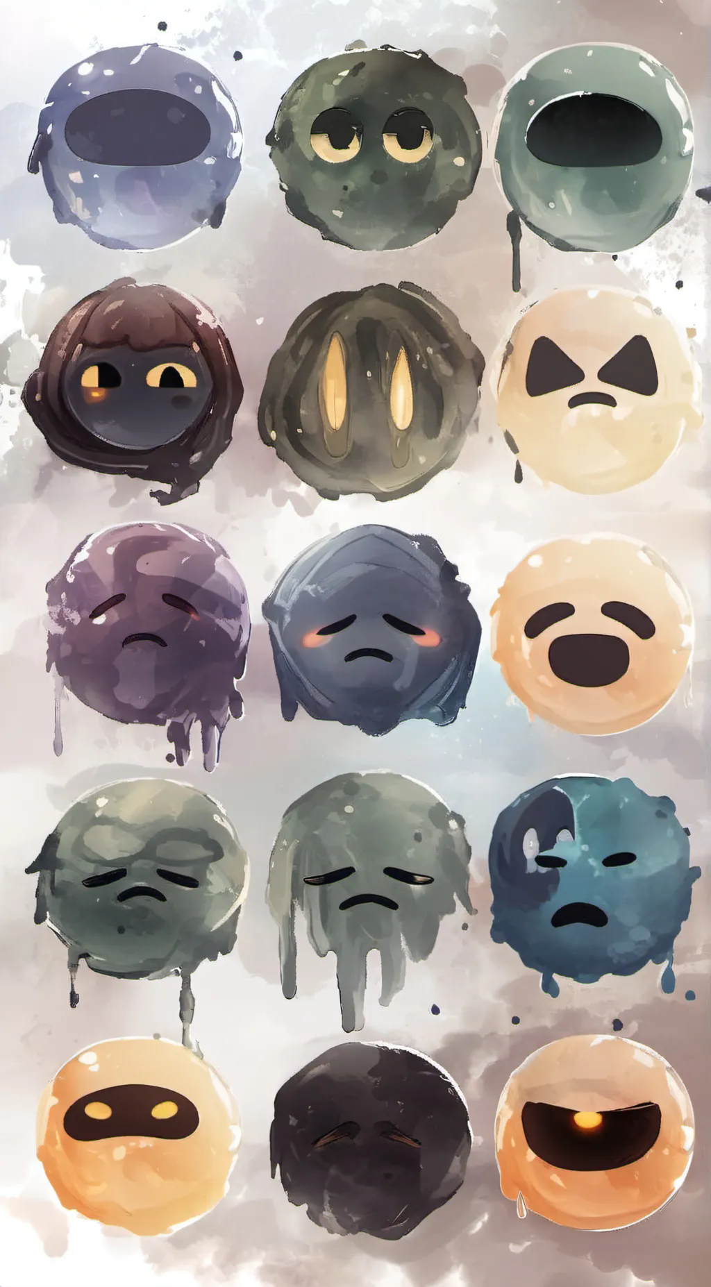 ai character: Different entities background