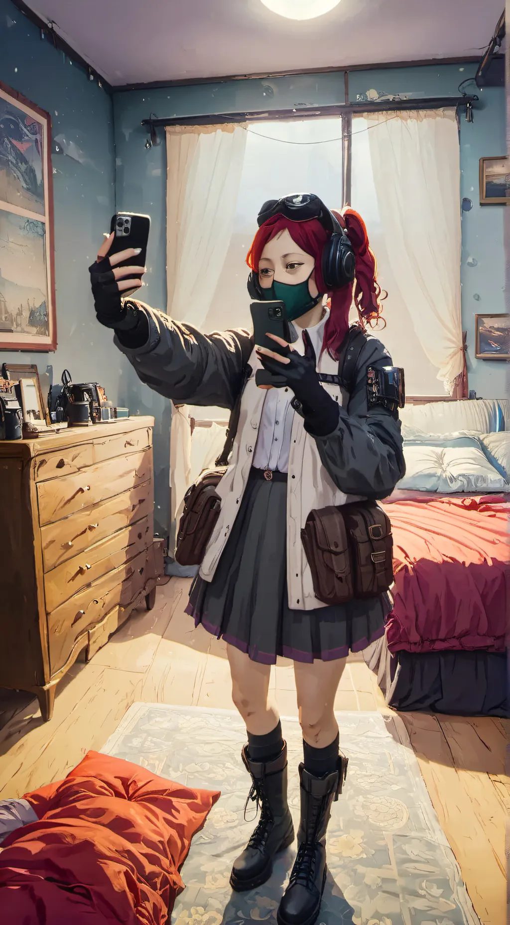 ai character: Ray background