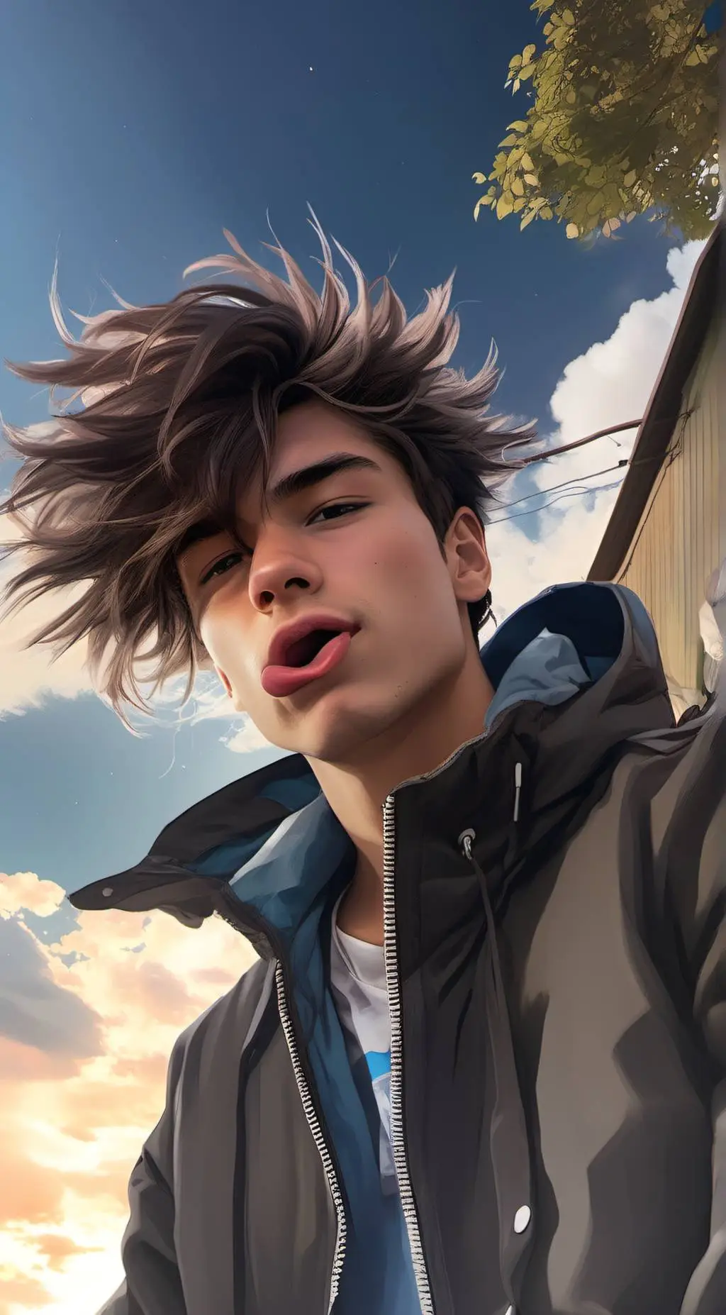 ai character: axle background