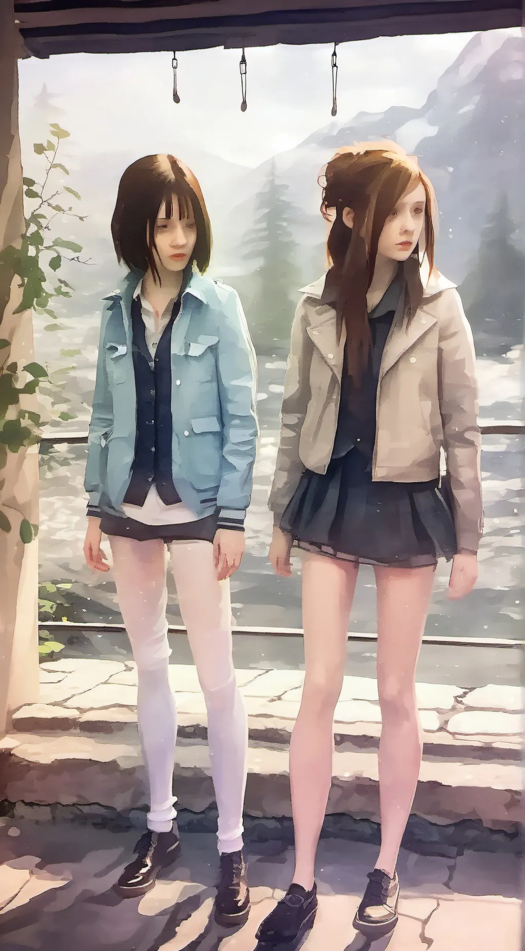 ai character: Rachel and Eleanor background