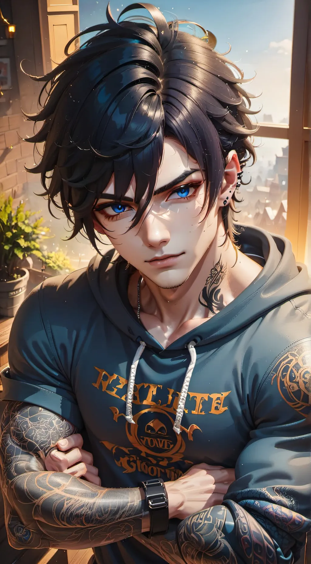 ai character: Alan background