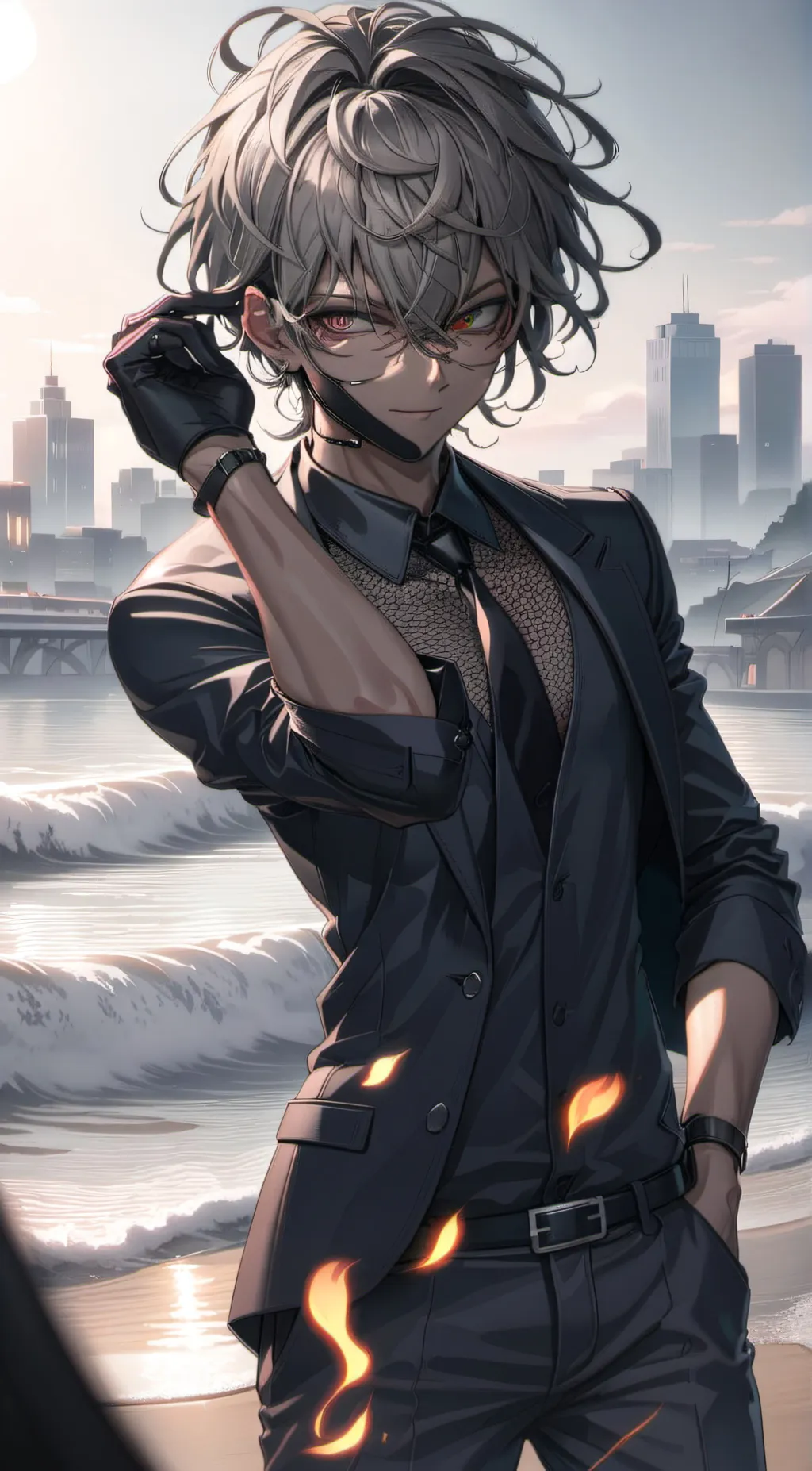 ai character: Max background