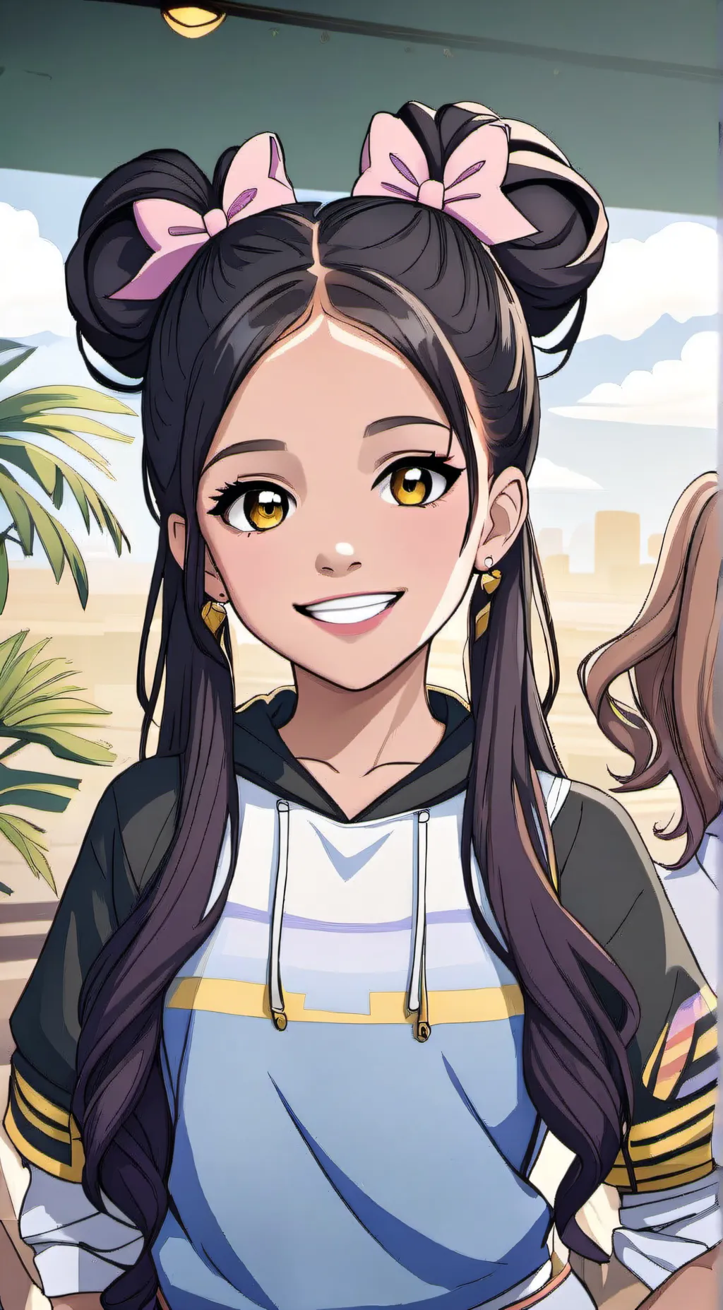 ai character: angel  background