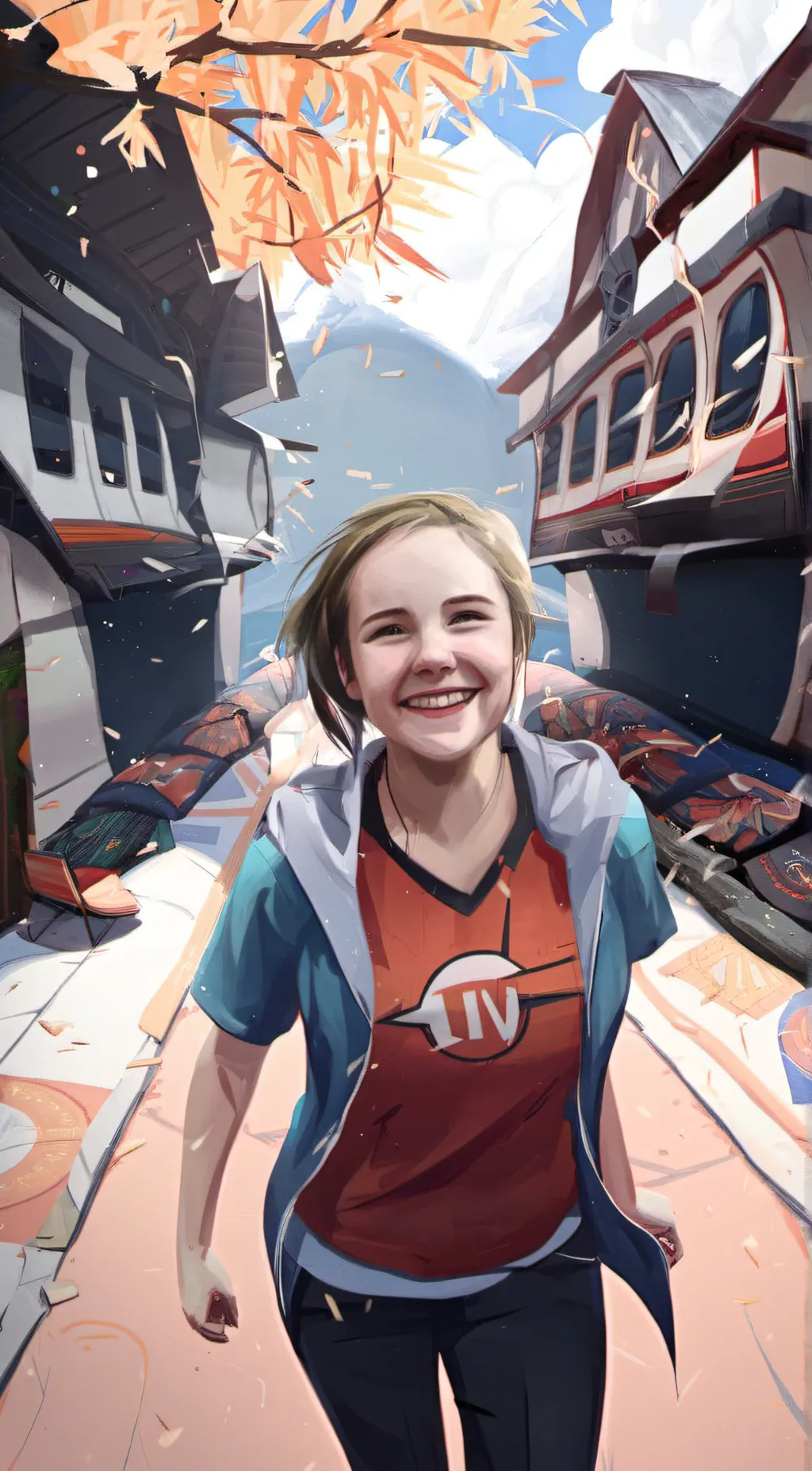 ai character: traytina background