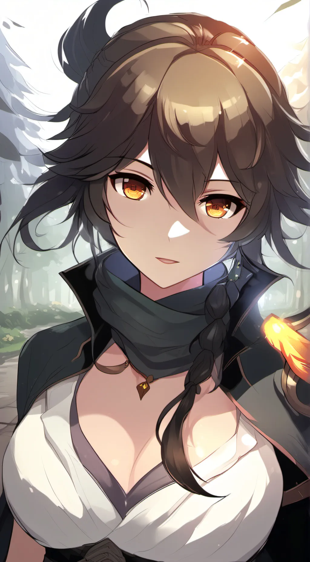 ai character: mayle  background